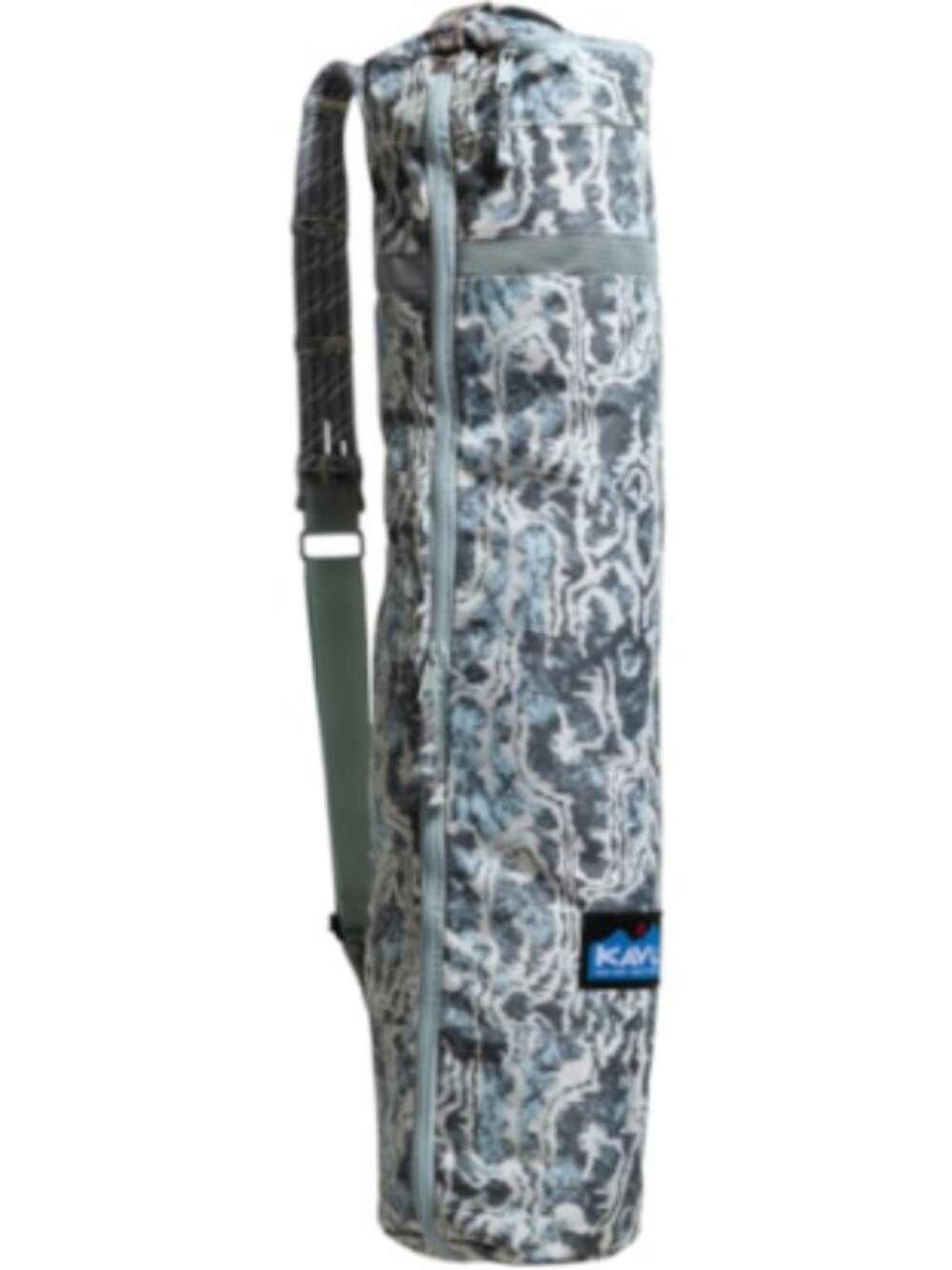 Kavu Attatube Yoga Sling Bag Blue Grey Pattern NWT Gear Bag Adjustable Strap